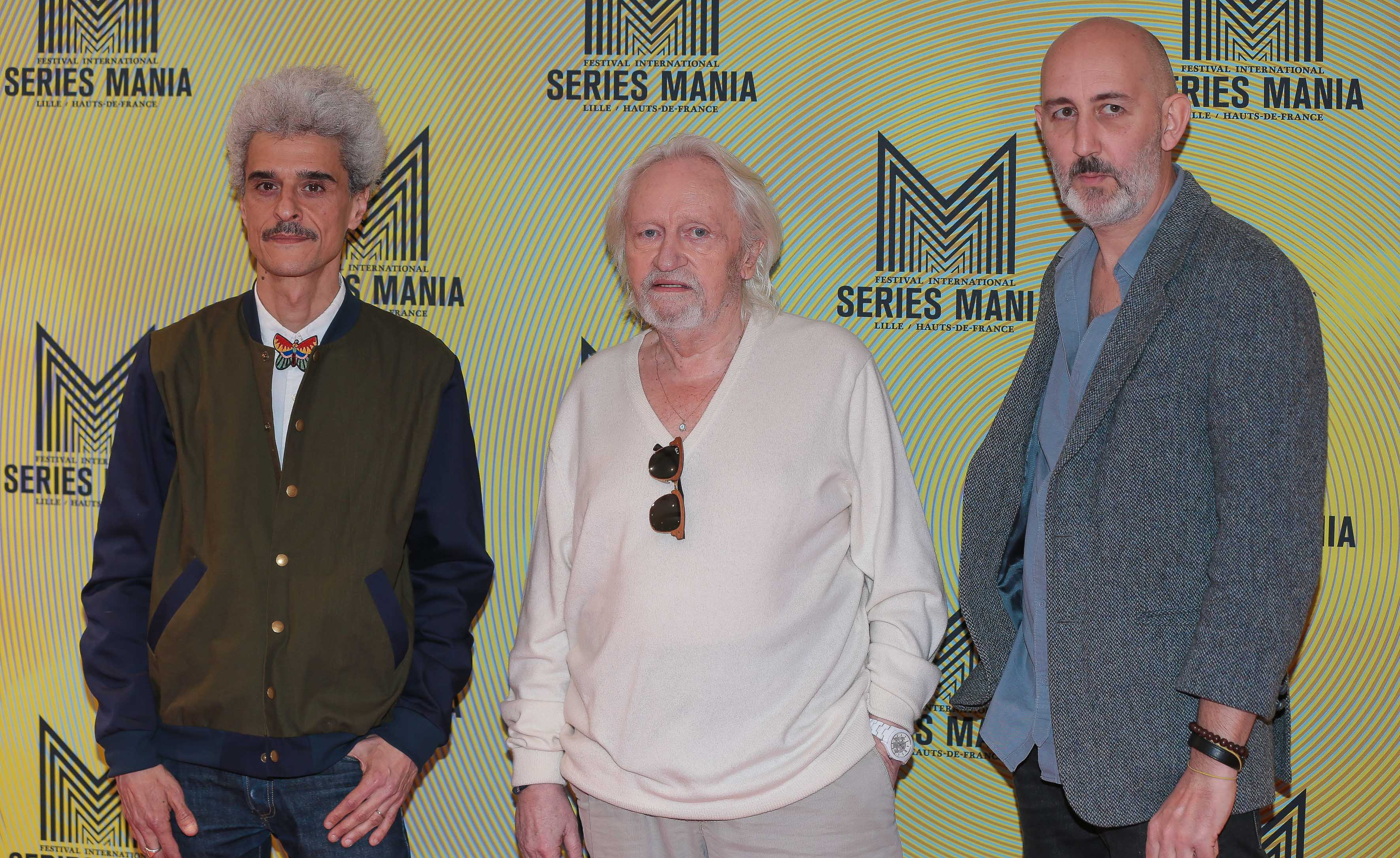Olivier Abbou , Niels Arestrup , Bruno Merle ( PAPILLONS NOIRS ) séries mania 2022