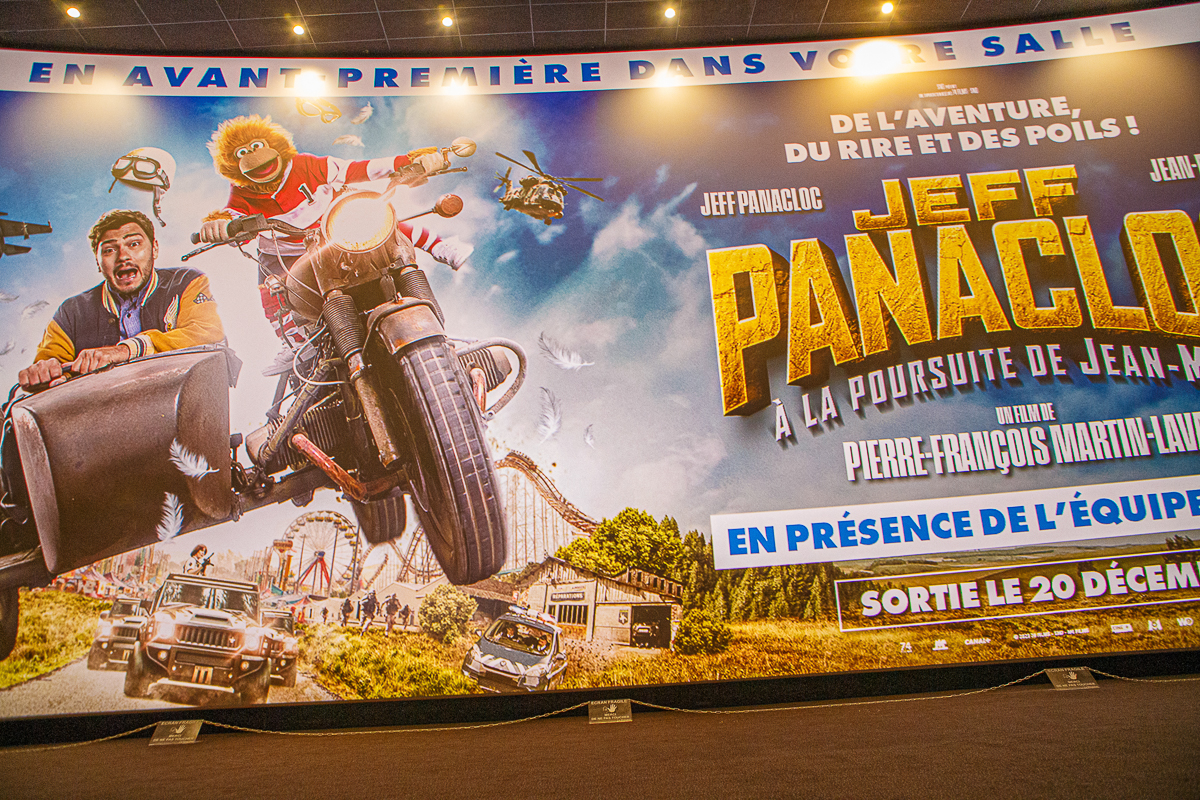 avant première du film Jeff Panacloc A La Poursuite de Jean Marc au Kinepolis de Lomme le 25/11/23