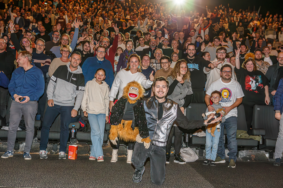 Avant première du film Jeff Panacloc A La Poursuite de Jean Marc au Kinepolis de Lomme le 25/11/23