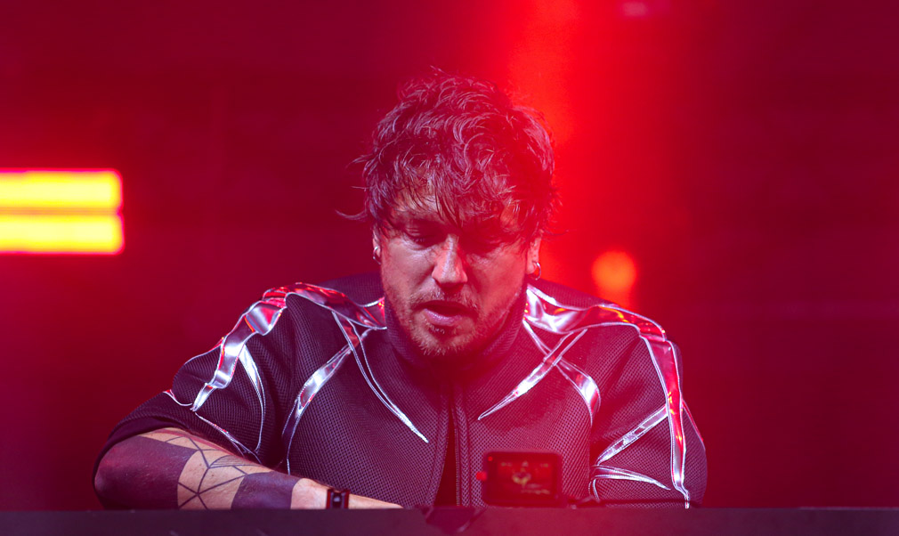 Quentin Mosimann sur le scene du Festival Lollapalooza Paris 2023